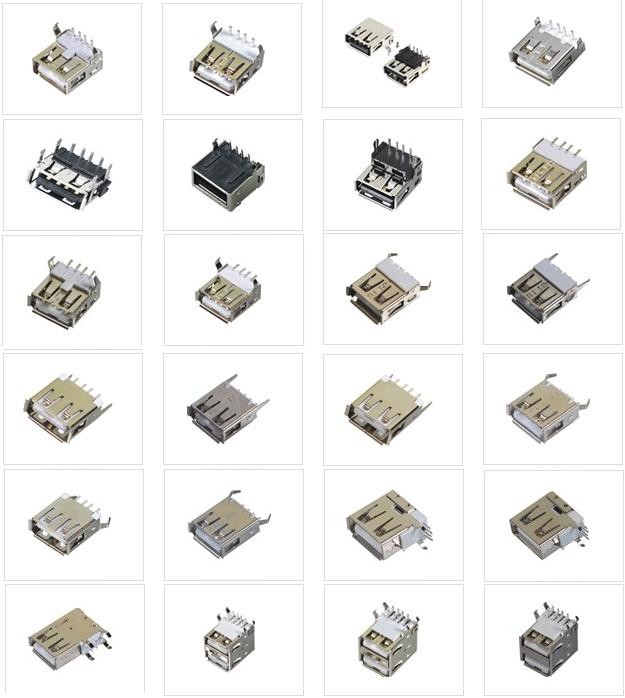 USB插座工程图纸/USB插座技术参数/USB插座厂家/USB插座尺寸规格推荐